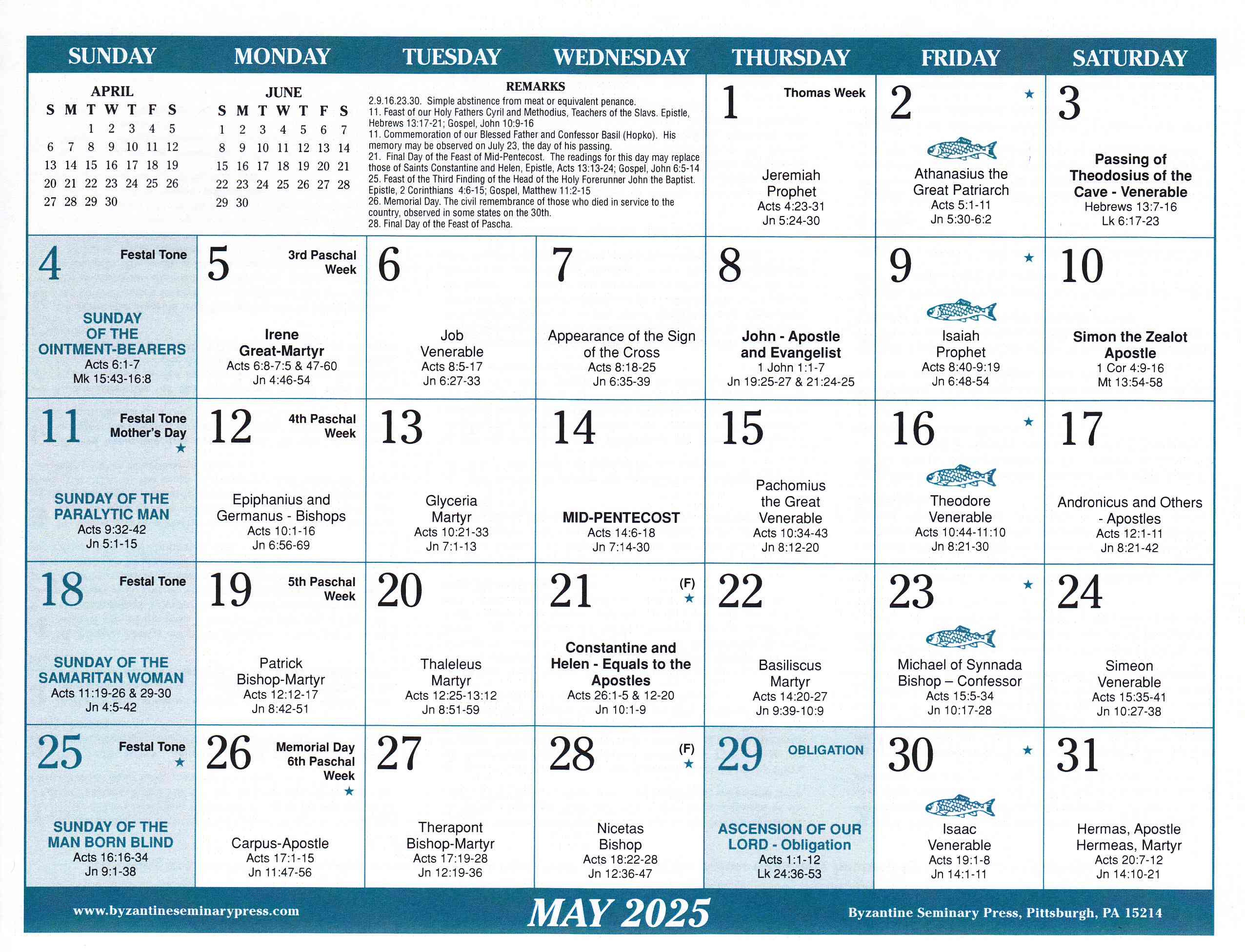 Calendar