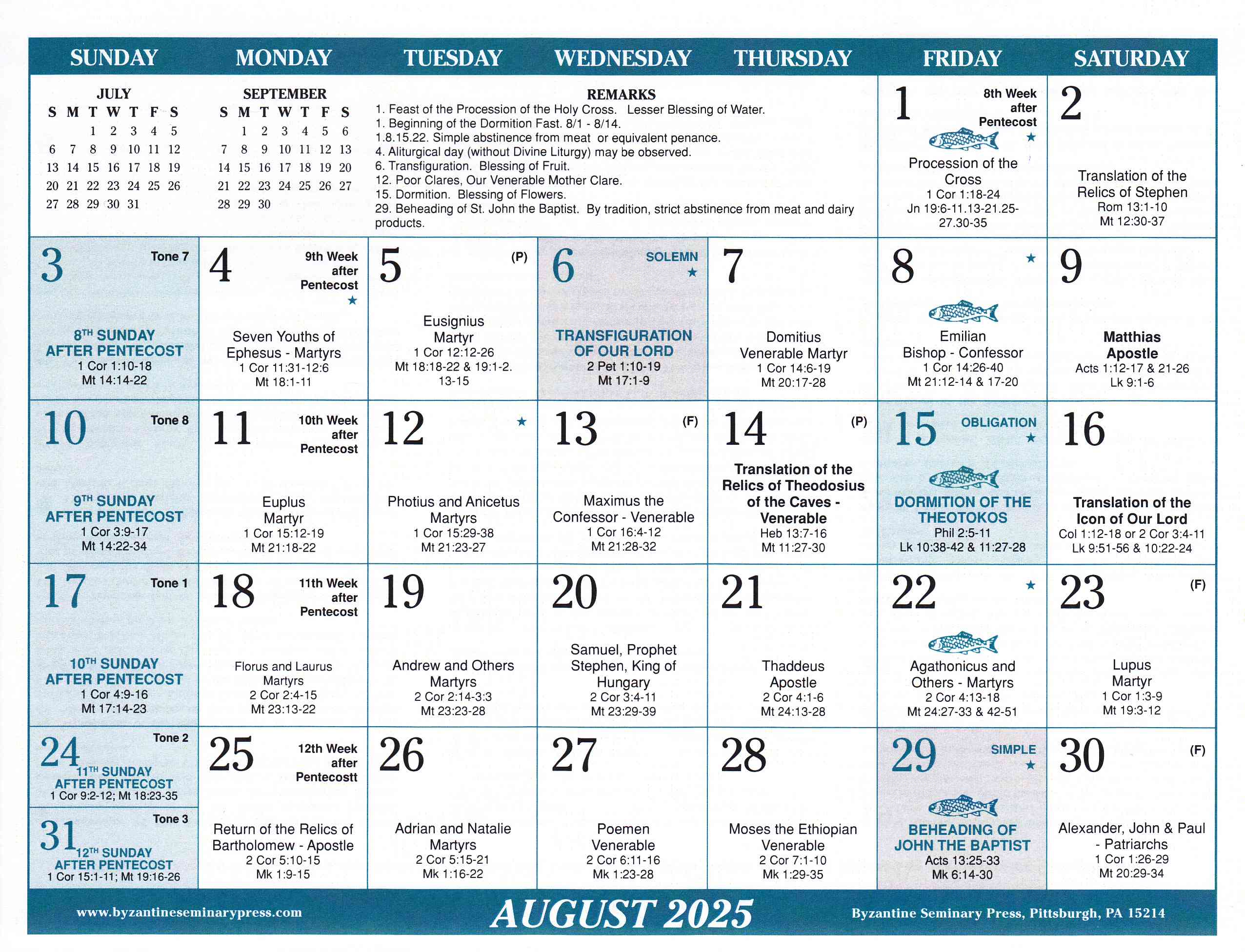 Calendar
