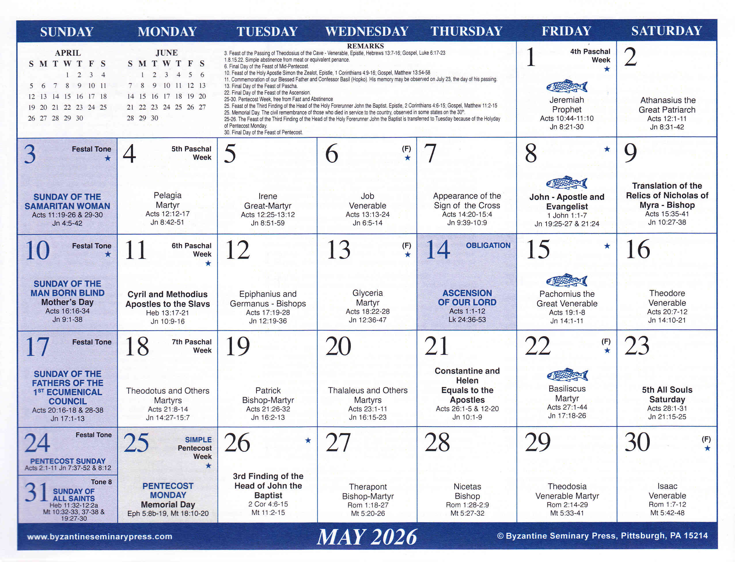 Calendar